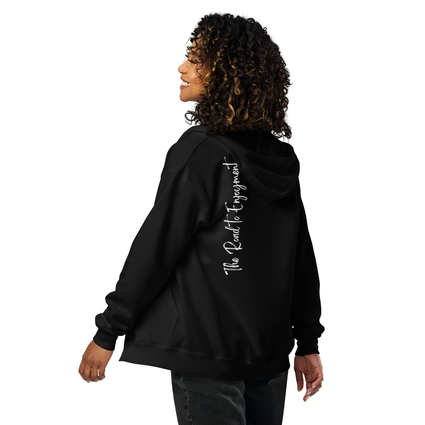 The Road to Enjoyment Motorhome Unisex heavy blend zip hoodie