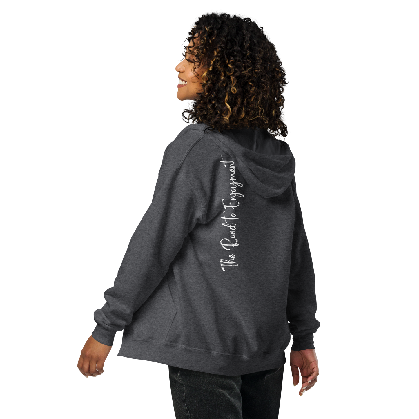 The Road to Enjoyment Motorhome Unisex heavy blend zip hoodie