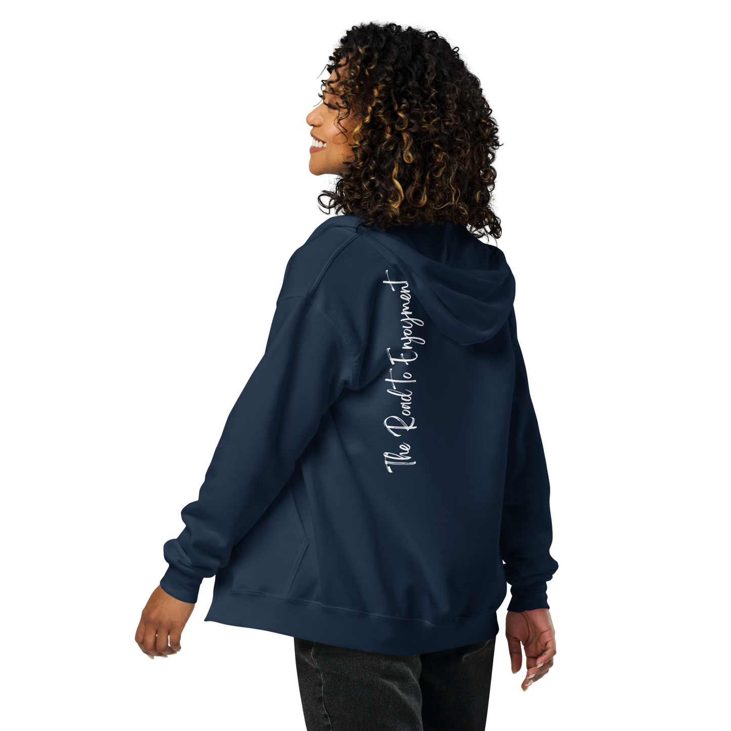 The Road to Enjoyment Motorhome Unisex heavy blend zip hoodie