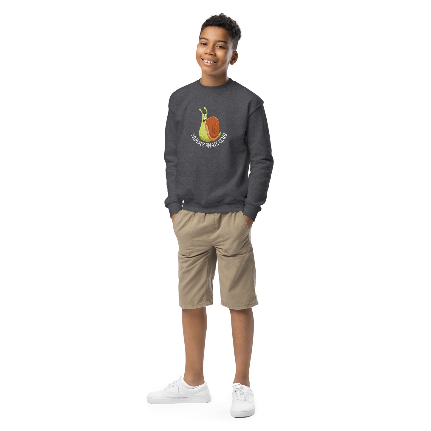 Sammy Snail Youth crewneck sweatshirt