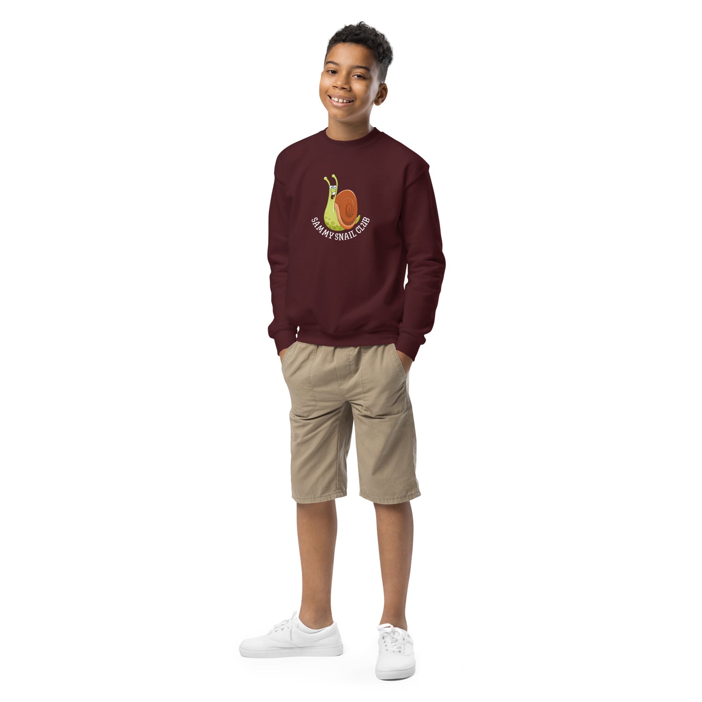 Sammy Snail Youth crewneck sweatshirt