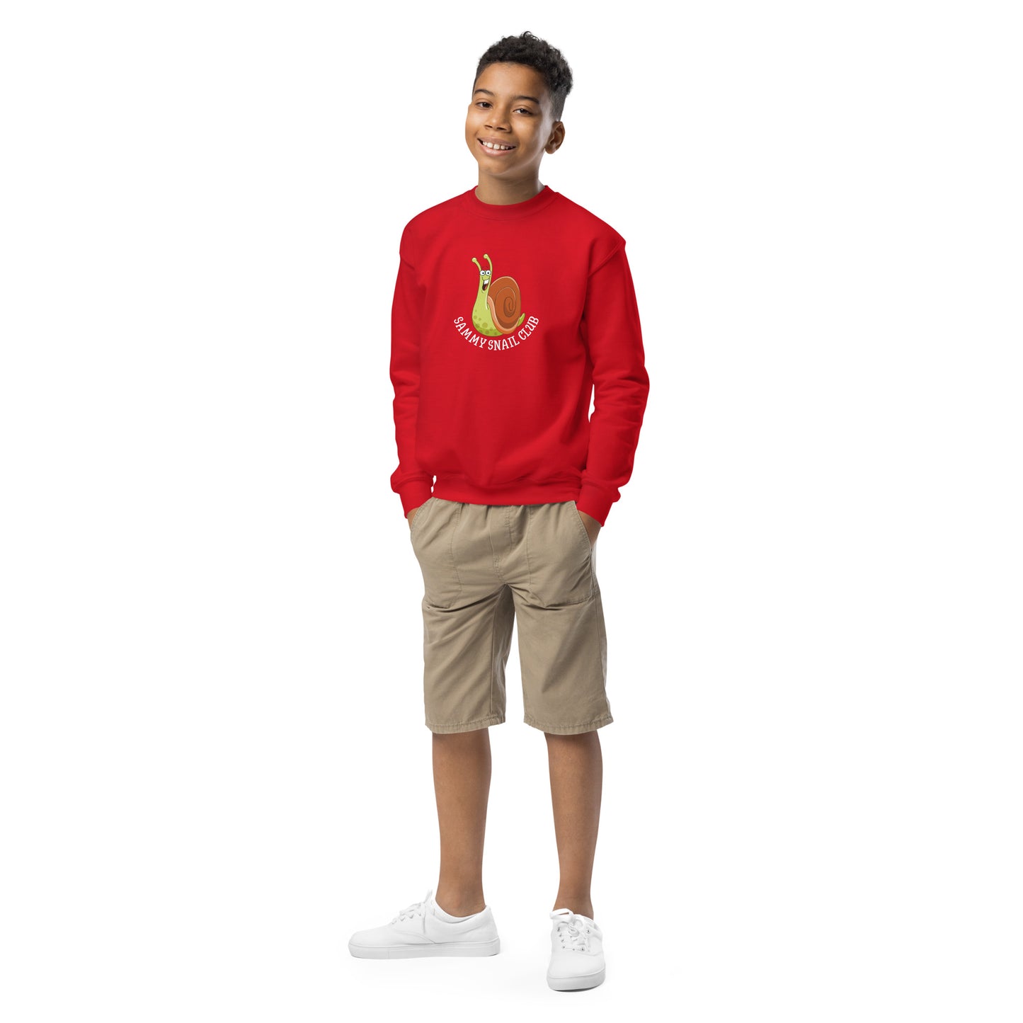 Sammy Snail Youth crewneck sweatshirt