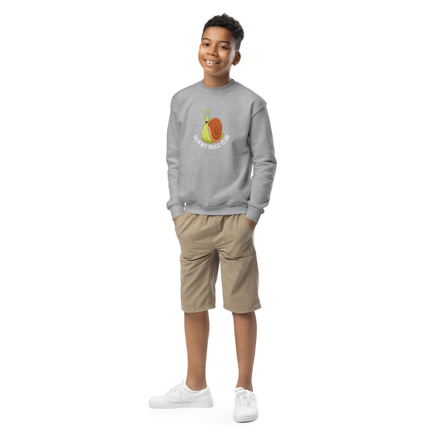 Sammy Snail Youth crewneck sweatshirt